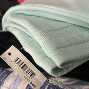 Light Mint Ribbed Cuff Sweatpants xxl